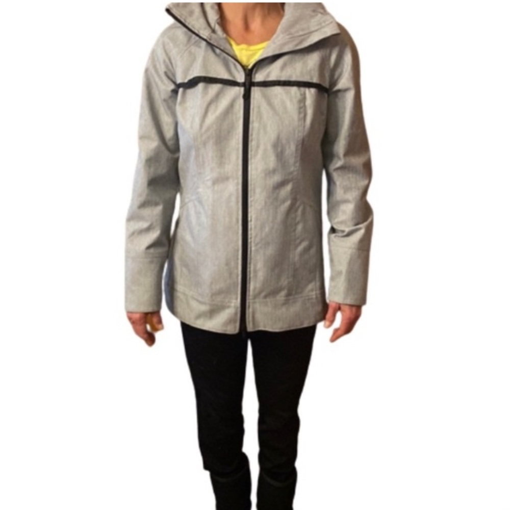 Mondetta Gray Hooded Full Zip Jacket - Size XS
